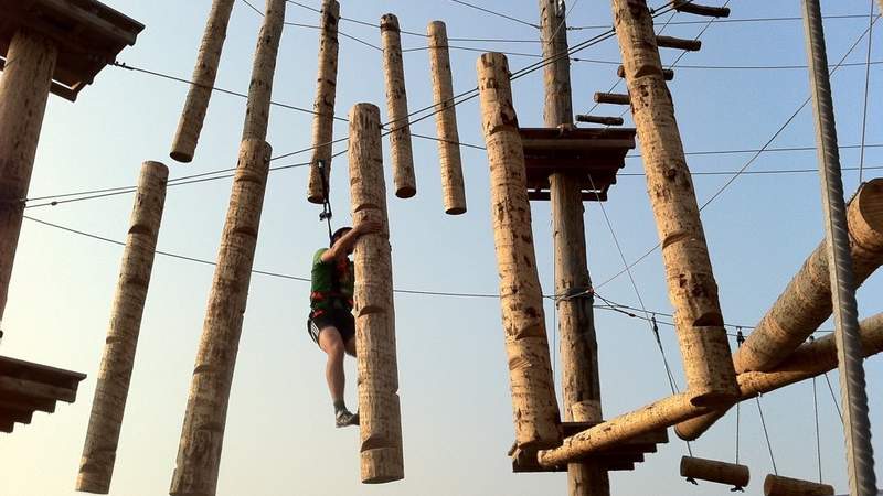 Spaß und Action im Kletterpark HöhenwegArena