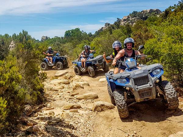 Auf der Suche nach versteckten Hinweisen und Inselgeheimnissen, die Rallye per Quad Korsika: Offroad Rallye & Inselgeheimnisse