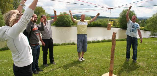 Firmen Teamspiel