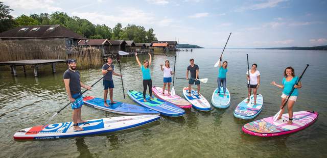 Firmenevent Stand-Up-Paddling
