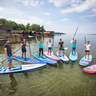 Firmenevent Stand-Up-Paddling