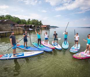 Firmenevent Stand-Up-Paddling