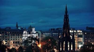 Incentive Reise Gruppenreise Schottland Edinburgh bei Nacht