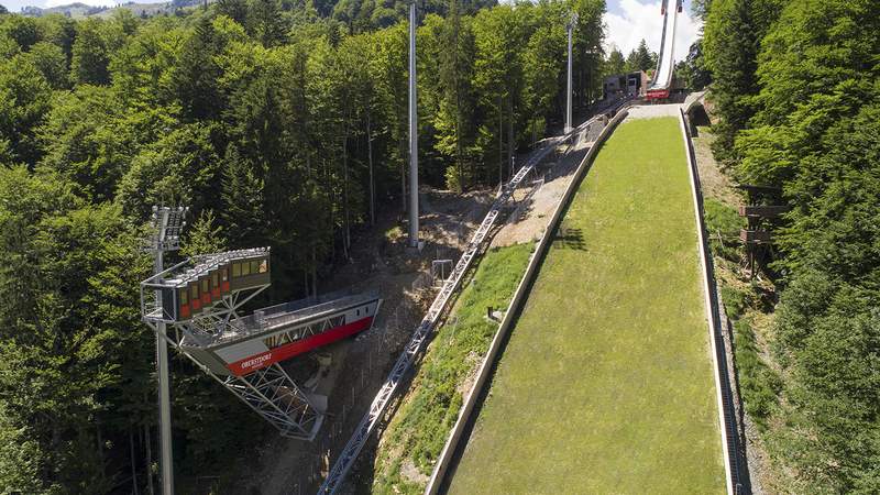 Sprungrichterturm Sportstätten Oberstdorf