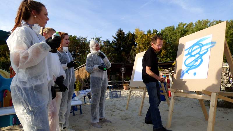 Graffiti Workshop als Teamevent