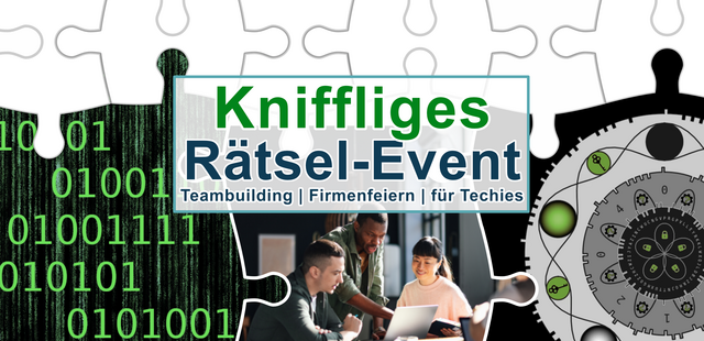 Titelbild für kniffliges Rätselevent