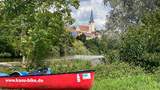 Team-Kanutour Kocher Kanufahren auf dem Fluss Kocher