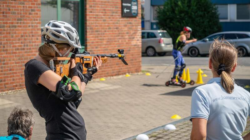 Biathlon Workshop- Skaten und Schießen