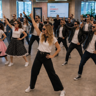 50s Rock'n'Roll Team - 10 iconic simple moves