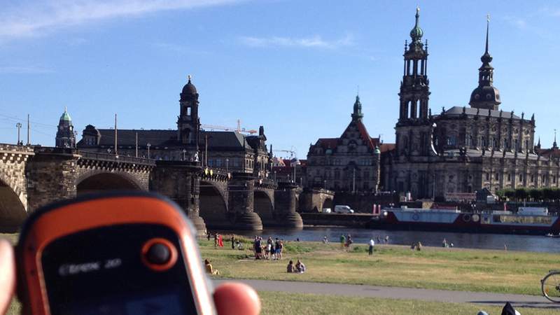 Geocaching Team - Challenge in Dresden