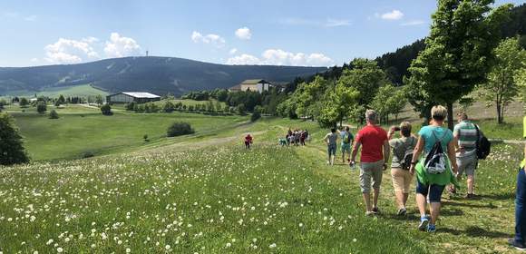 Den Fichtelberg erklimmen