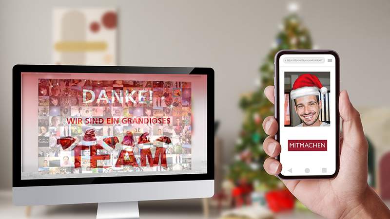 Online Christmas Fotomosaik Christmas Fotomosaik