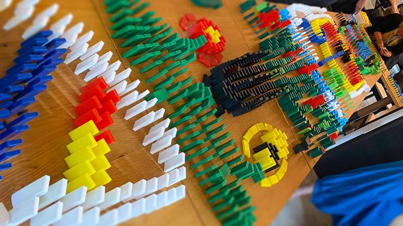 Teambuilding, Teamevent, Domino