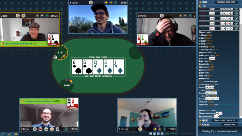 Event Digital Weihnachtsfeier Poker