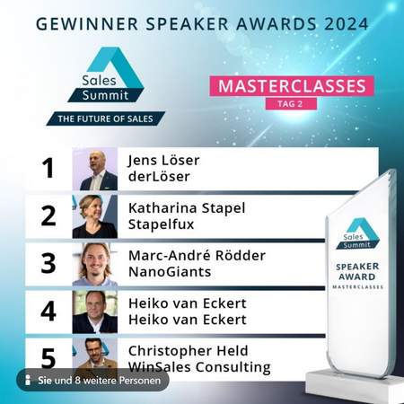 derLÖSER - Gewinner Speaker Awards 2024