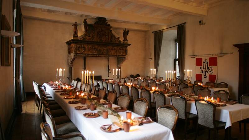 Weihnachtsfeier als Rittermahl in Hattingen