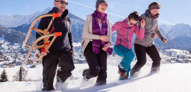 Winter-Event im Allgäu Spaß im Schnee im Allgäu