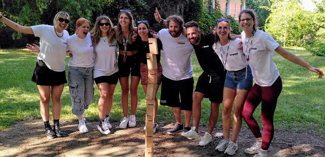 Teamrallye: ein Parcours - viele Spiele