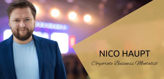 Corporate & Business Mentalist Nico Haupt Mentalist Nico Haupt