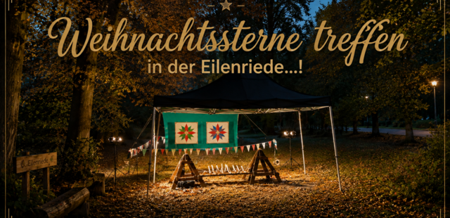 Weihnachtssterne treffen...! Weihnachtssterne treffen in der Eilenriede..!