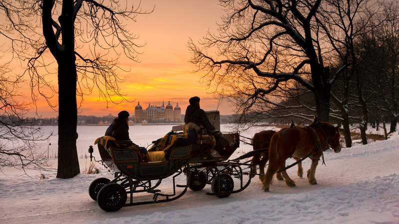 Weihnachtsfeier Moritzburg mit Kutschfahrt
