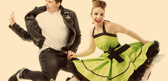 Lukas und Christina Fetzige Rock'n'Roll-Akrobatik-Show