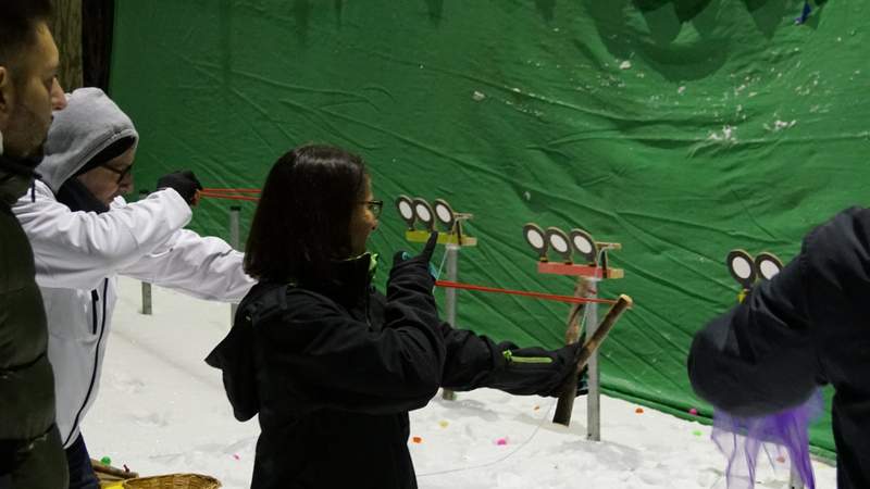 Biathlon & Hüttenabend