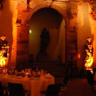 Im Heidelberger Schloss Dekobeispiel (optional buchbar)