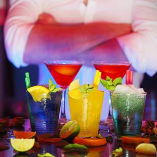 Bar mit Cocktails