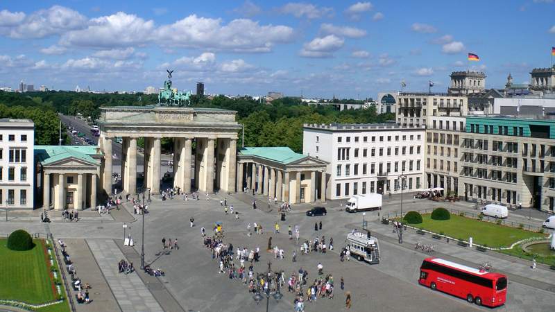 Berlin, Brandenburger Tor, Pariser Platz