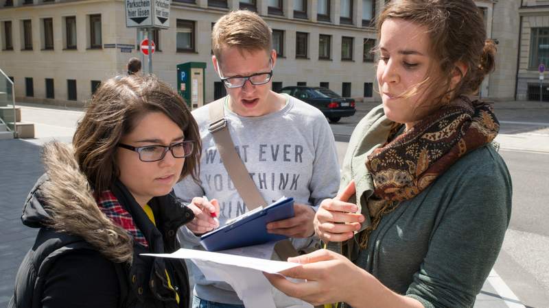 Knifflige GPS-Schnitzeljagd in der Stadt