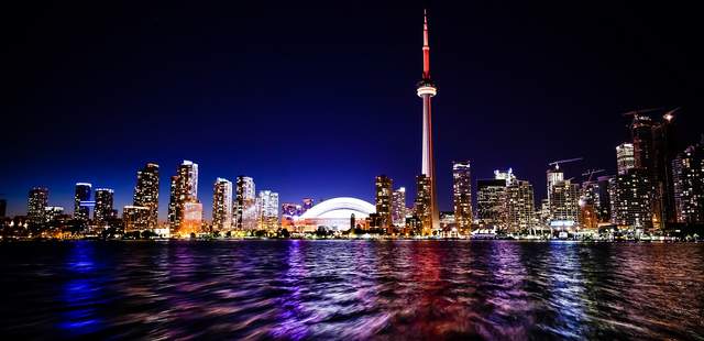 Toronto in Kanada Toronto bei Nacht