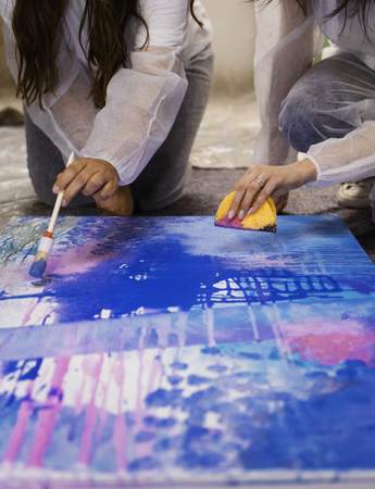 Action Painting, Teamevent, Kunst