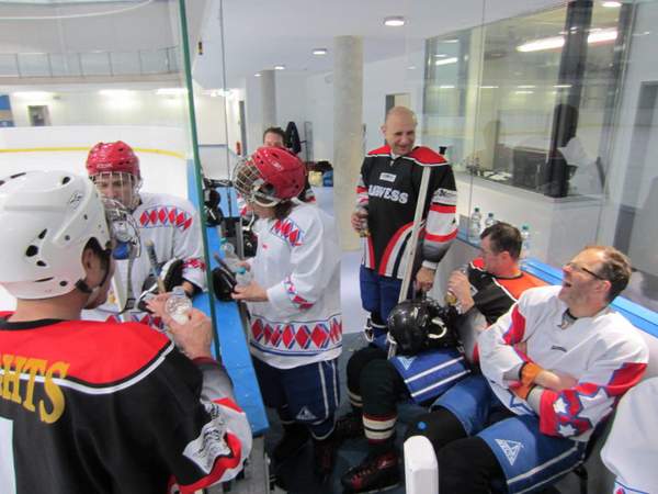 Eishockey Training Team Teambuilding