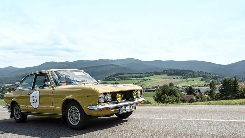 Rallye für Oldtimer und Youngtimer auch mit Mietwagen