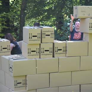Häusele Bauen im Team Hütt`n Rallye "Häusle Baue"