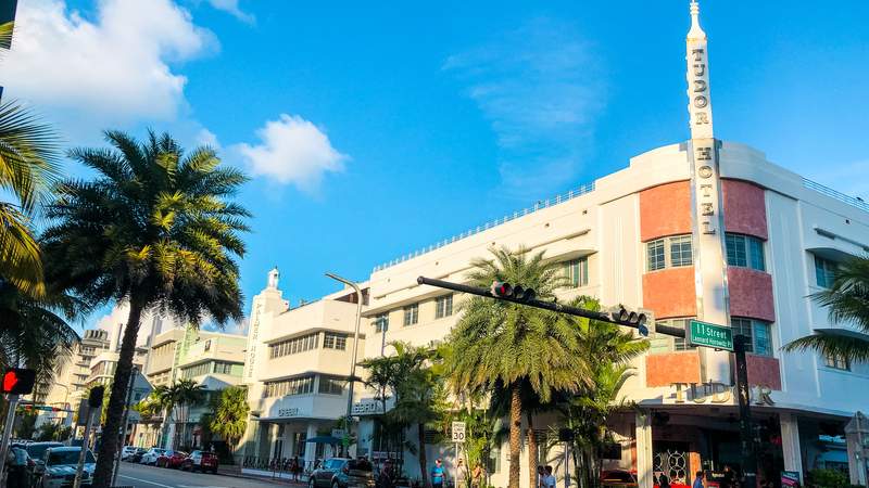 Art Deco, Miami, South Beach, Art Deco Buildings, colorful, Florida