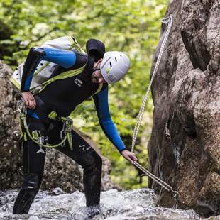 Anfänger Canyoning - aber sicher doch! Anfänger Canyoning Allgäu