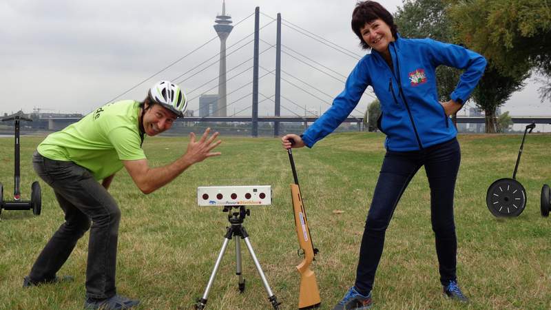 Segway-Biathlon in NRW