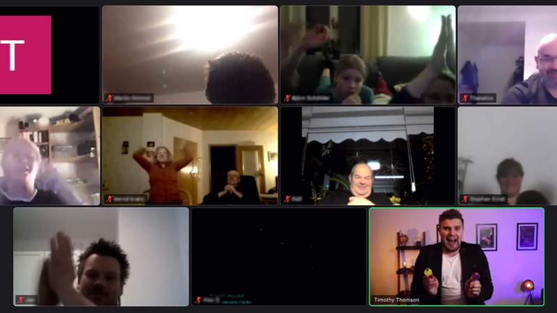Virtuelle Zaubershow + Zauberworkshop