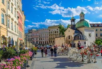 Incentive Reise Gruppenreise Polen Krakau Stadt Kutsche