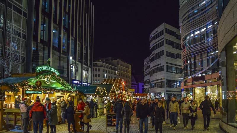 Geschmückte Stadt