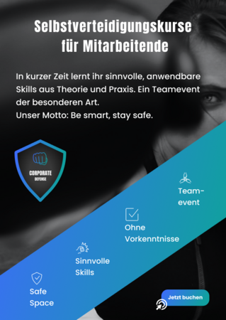 Teamevent Selbstverteidigungskurs Corporate Defense