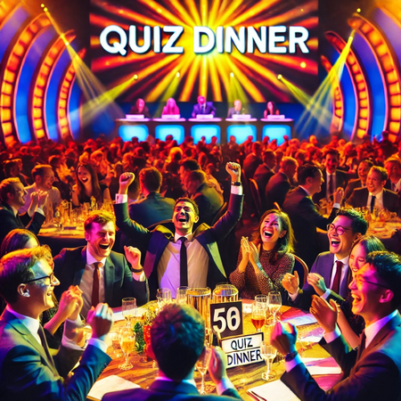 QUIZDINNER, QUIZZEN, DINGSDA, BUZZERN, BATTLE
