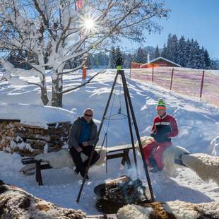 Weihnachtsfeier auf der Alpe Oberstdorf