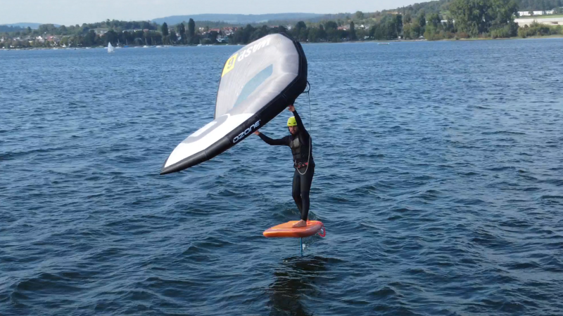 Wingfoiling Foiling am Bodensee