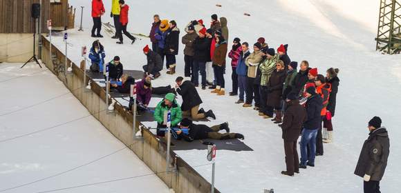 Biathlon Action im Sauerland
