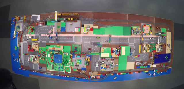 Bild von oben Lego MegaCity