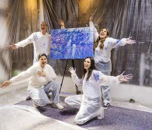 Action Painting, Teamevent, Kunst