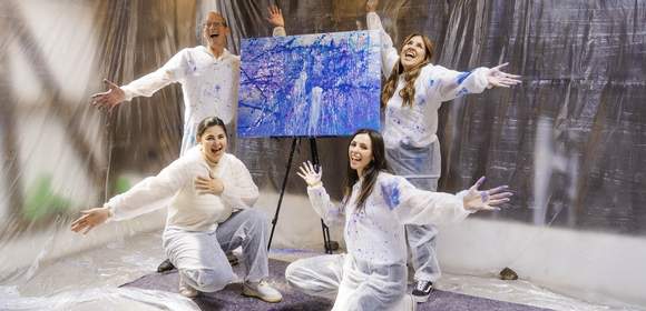 Action Painting, Teamevent, Kunst